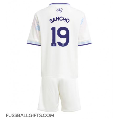 Aston Villa Jadon Sancho #19 Fußballbekleidung 3rd trikot Kinder 2025-26 Kurzarm (+ kurze hosen)